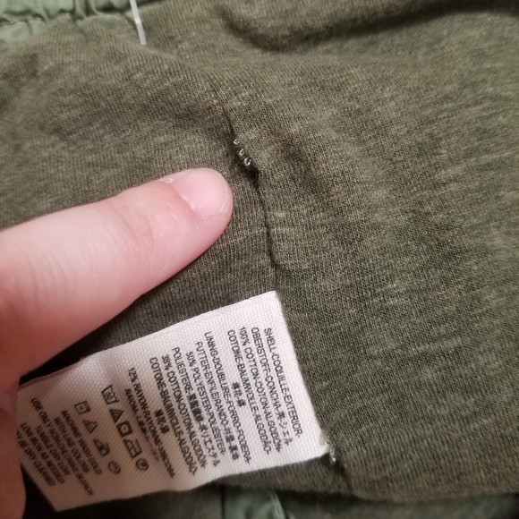 Free People NWT Army Green Crop Pants - Picture 8 of 8